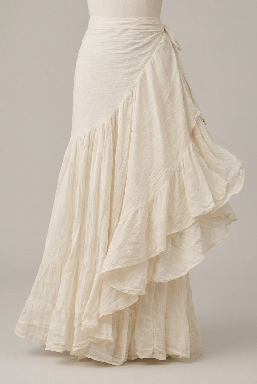 Asymmetrical Wrap Skirt