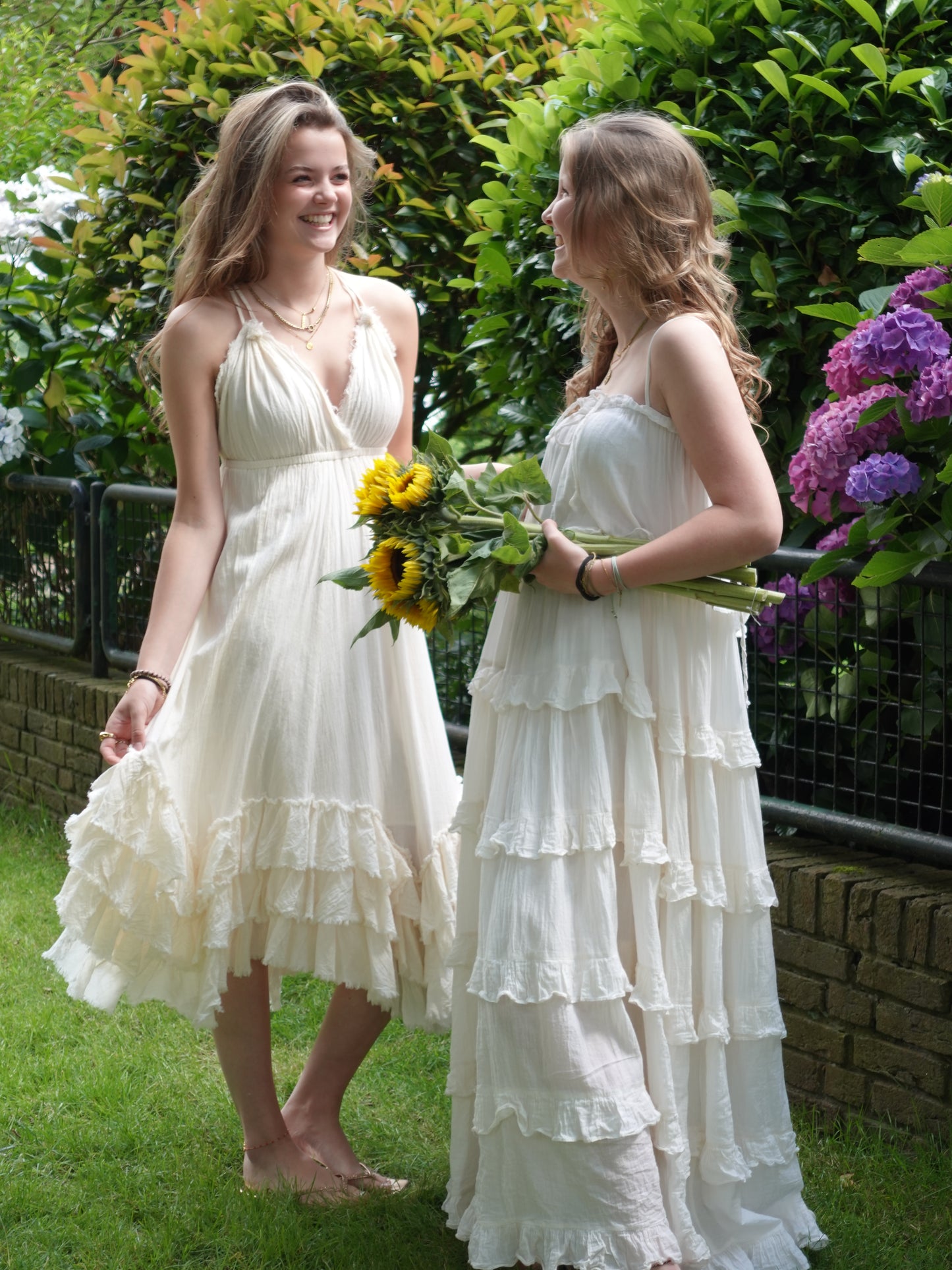 Ruffle Spaghetti Straps Dress