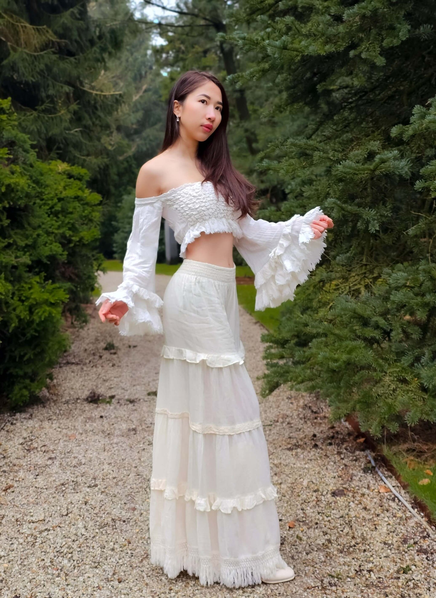 Ruffled-Cotton-Pants-with-Fringes