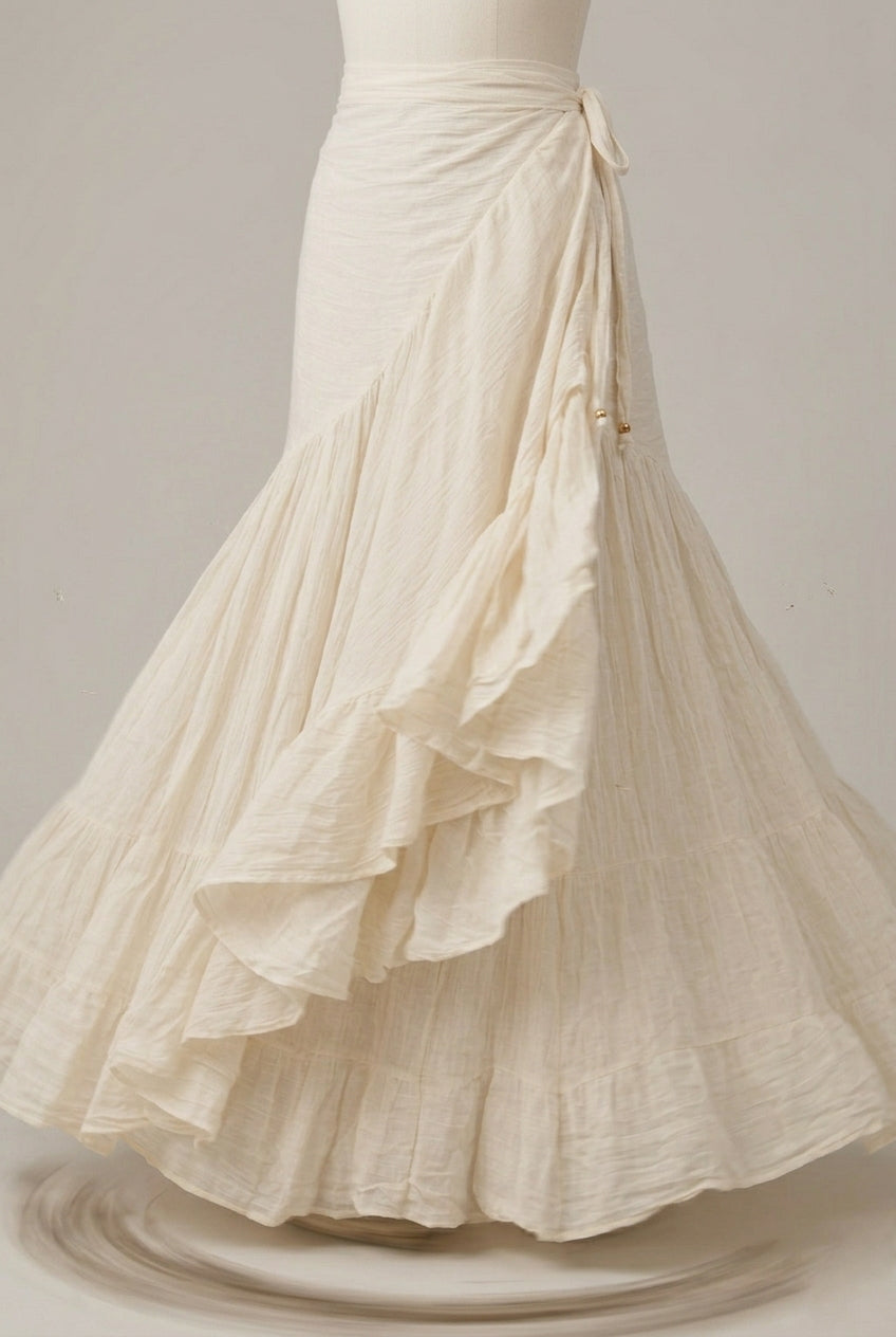 Asymmetrical Wrap Skirt
